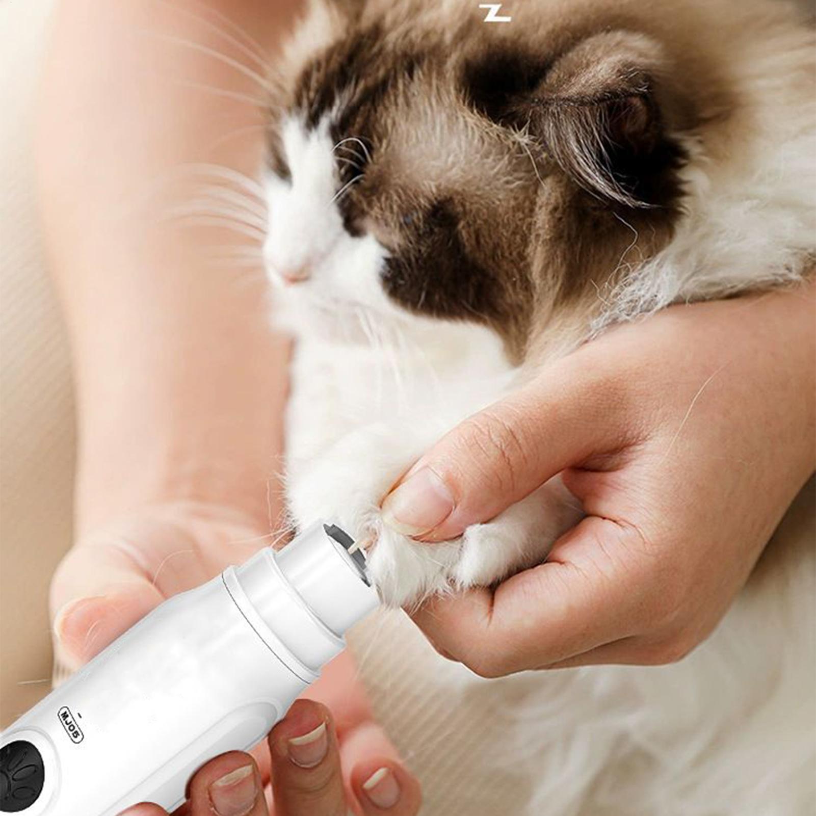 Pet Supplies Nail Trim - Haustier-Nagelschleifer, elektrisch, leise, Welpen-Nagelschleifer, Filer, wiederaufladbar,
