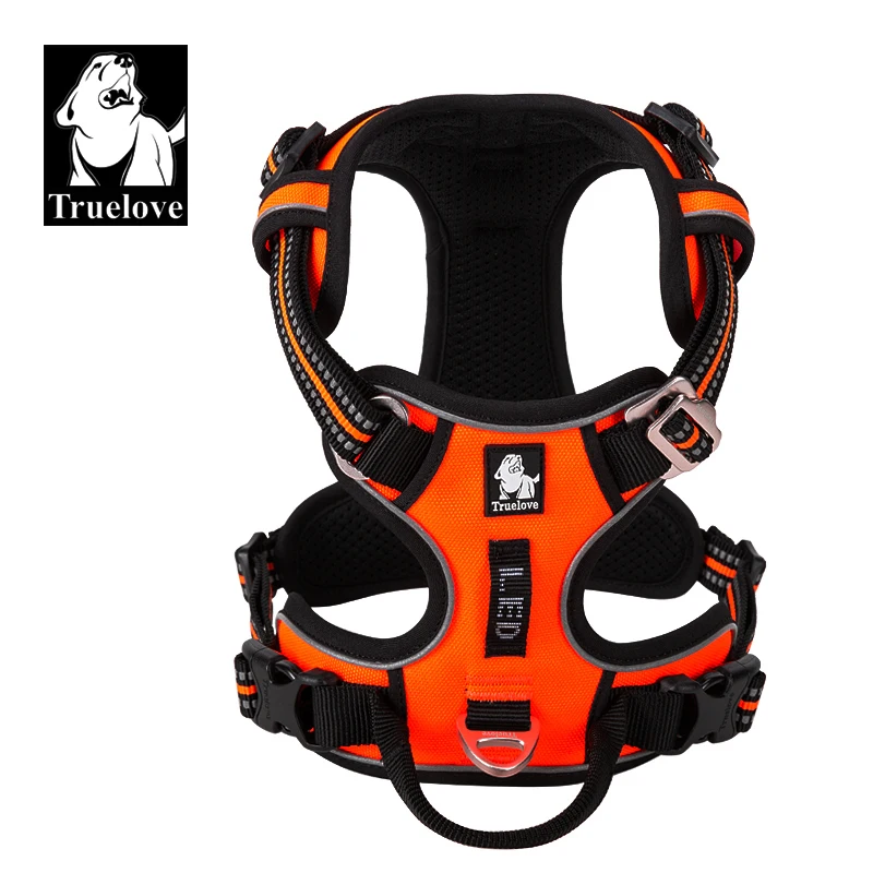 No Pull Dog Harness - Truelove Haustier-Hundegeschirr aus reflektierendem Nylon, kein
