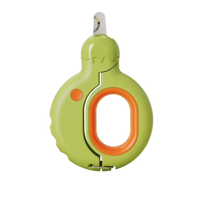 Pet Supplies Nail Trim - Donut-förmiger Katzen- und Hunde-Nageltrimmer mit LED-Licht