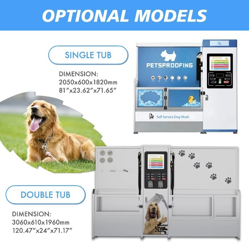 Neu gestaltete neue selbstbedi – Pet Supplies Wash Station Bewertung und Preis